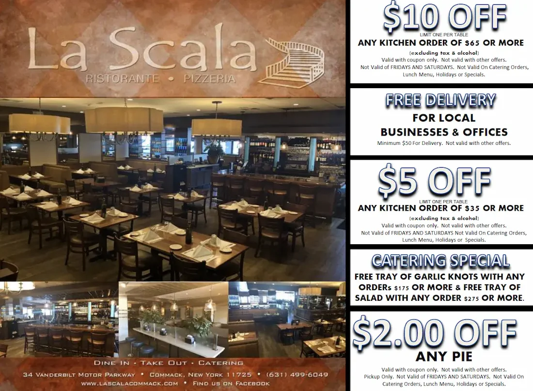 La Scala January 2025 Specials